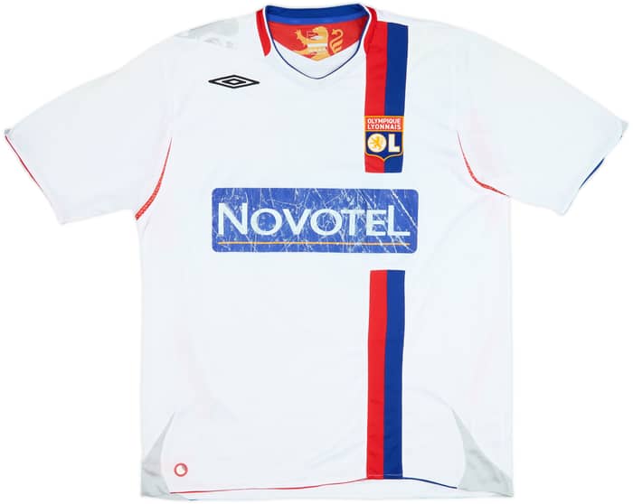 2006-08 Lyon Home Shirt - 4/10 - (XL)