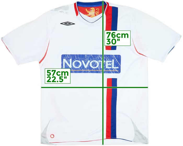 2006-08 Lyon Home Shirt - 4/10 - (XL)