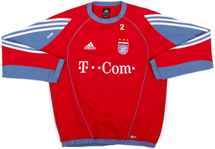 2005-06 Bayern Munich adidas Player Issue Sweat Top #2 (Sagnol) - 9/10 - (M/L)