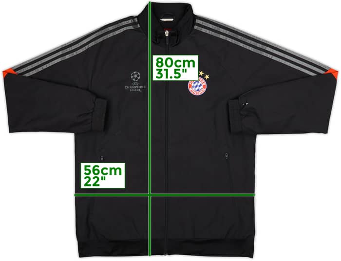 2014-15 Bayern Munich adidas Track Jacket - 8/10 - (XL)