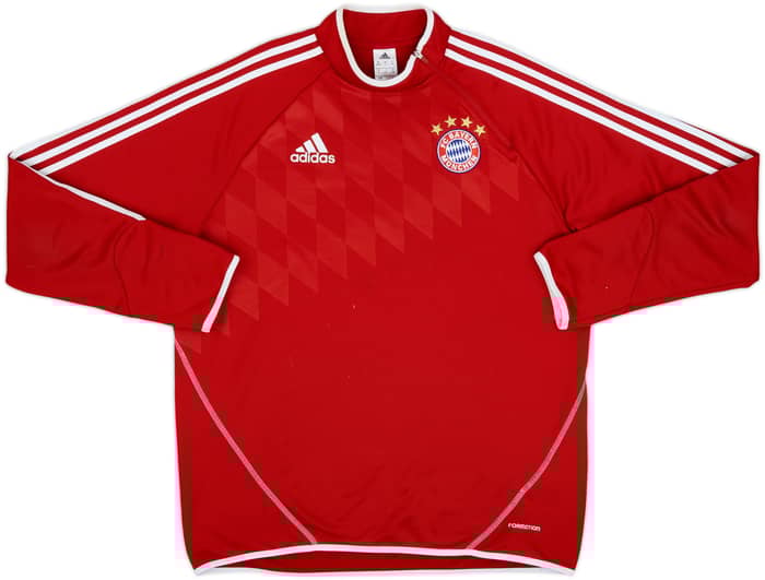 2013-14 Bayern Munich adidas 1/4 Zip Drill Top - 6/10 - (L/XL)