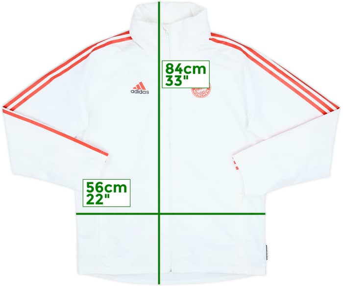 2022-23 Bayern Munich adidas Hooded Padded Bench Coat - 6/10 - (M)