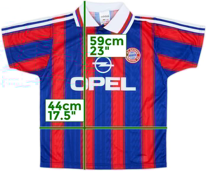 1995-97 Bayern Munich Home Shirt - 10/10 - (M.Boys)