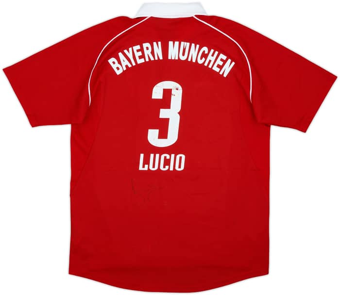 2005-06 Bayern Munich Home Shirt Lucio #3 - 5/10 - (XL.Boys)