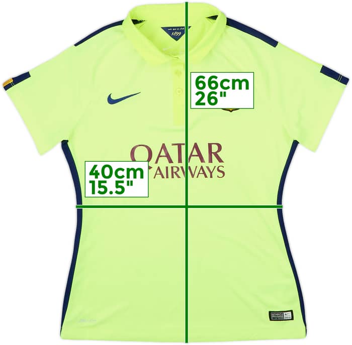 2014-15 Barcelona Third Shirt - 8/10 - (Women's M)