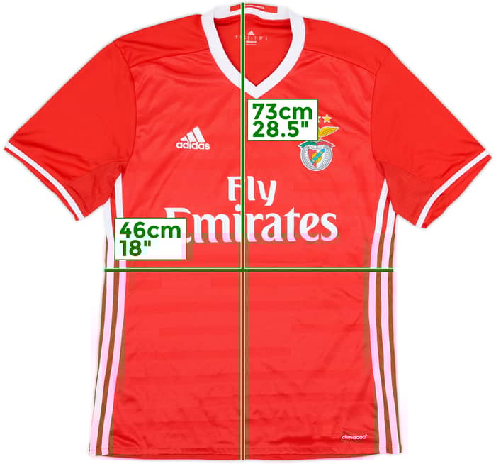 2016-17 Benfica Home Shirt - 8/10 - (S)