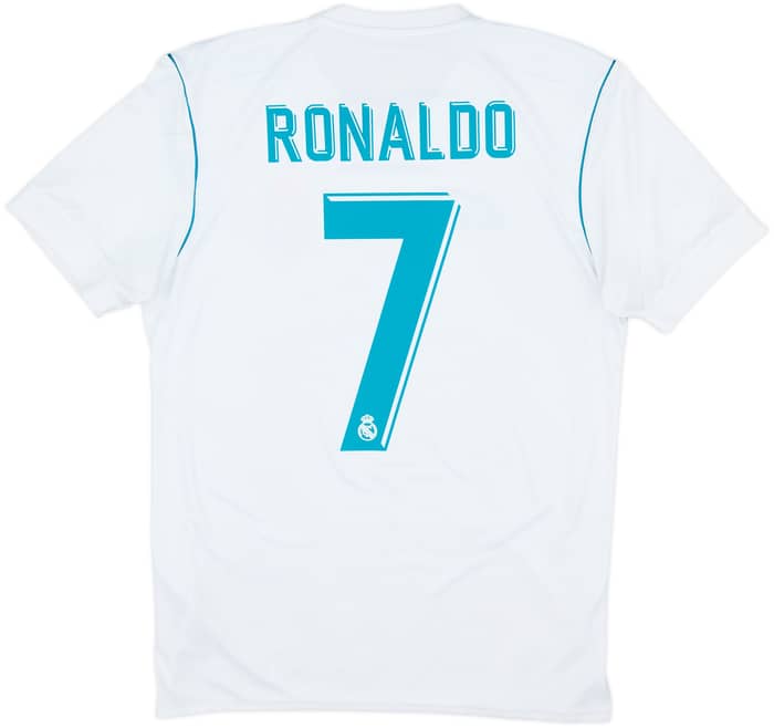 2017-18 Real Madrid Home Shirt Ronaldo #7 - 8/10 - (S)