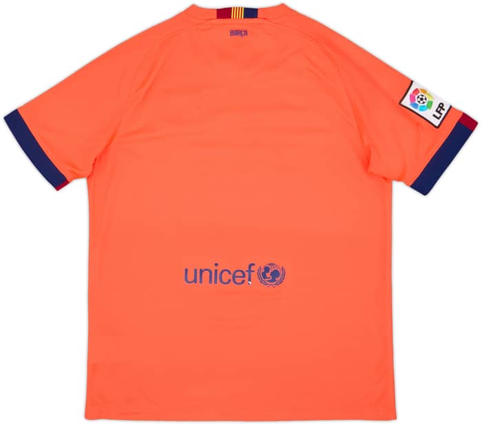 2014-15 Barcelona Away Shirt - 8/10 - (XL.Boys)