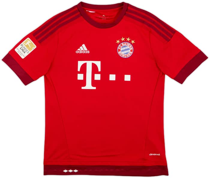 2015-16 Bayern Munich Home Shirt Muller #25 - 6/10 - (XL.Boys)
