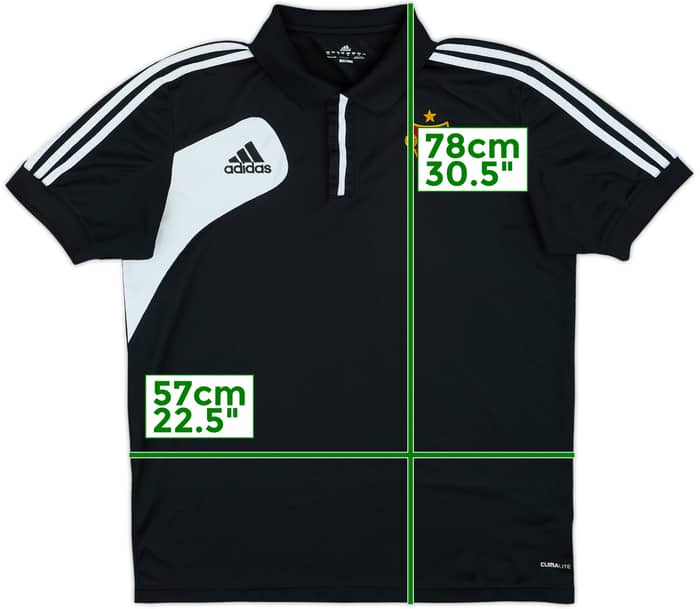 2012-13 FC Basel adidas Polo Shirt - 8/10 - (L)