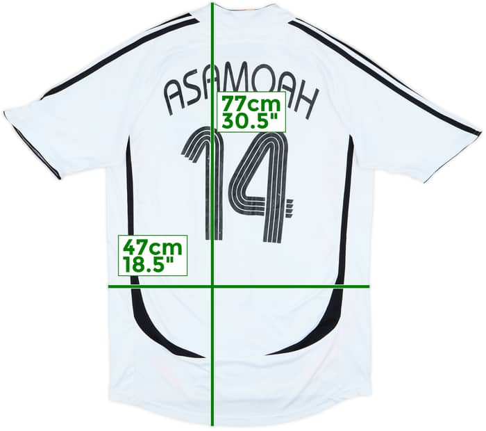 2005-07 Germany Home Shirt Asamoah #14 - 7/10 - (S)