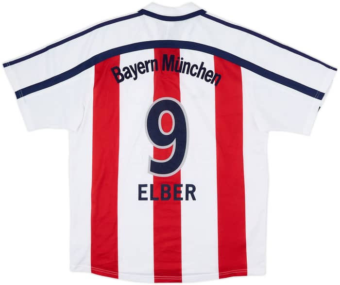 2000-01 Bayern Munich Away Shirt Elber #9 - 10/10 - (L)