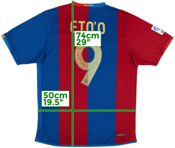 2006-07 Barcelona Home Shirt Eto'o #9 - 4/10 - (M)