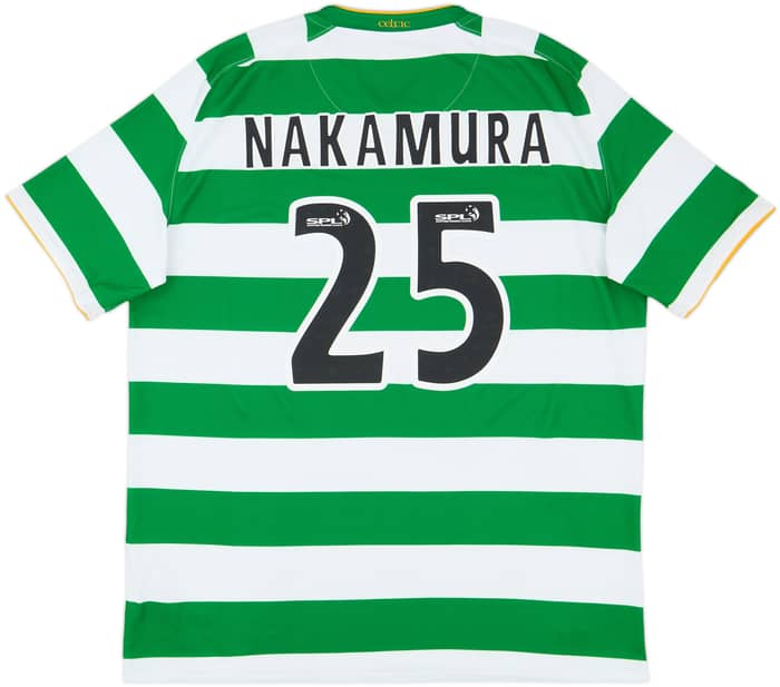 2008-10 Celtic Home Shirt Nakamura #25 - 5/10 - (XL)