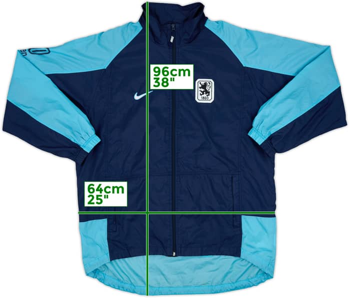 1998-99 1860 Munich Nike Track Jacket - 8/10 - (XL)