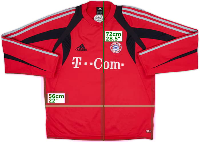 2004-05 Bayern Munich adidas Sweat Top - 8/10 - (L)