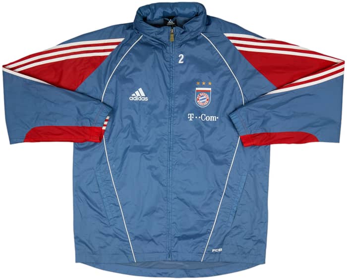2005-06 Bayern Munich Player Issue adidas Hooded Rain Jacket #2 - 7/10 - (M/L)