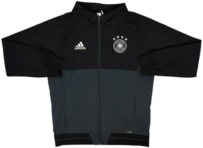 2016-17 Germany adidas Hooded Track Jacket - 9/10 - (L)