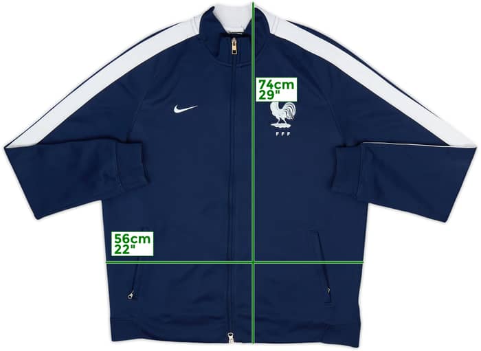 2014-15 France Nike Track Jacket - 7/10 - (XL)