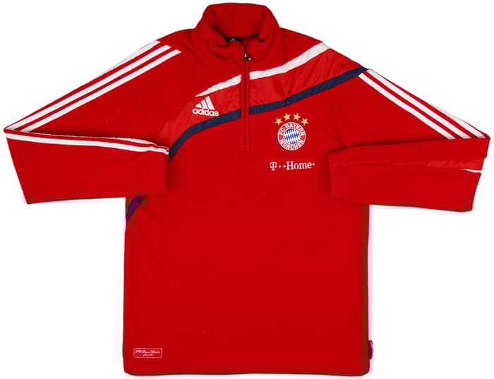 2009-10 Bayern Munich adidas 1/4 Zip Fleece Top - 8/10 - (M/L)