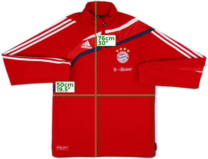 2009-10 Bayern Munich adidas 1/4 Zip Fleece Top - 8/10 - (M/L)