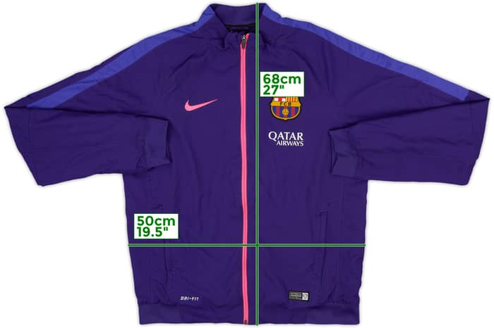 2015-16 Barcelona Nike Track Jacket - 9/10 - (M)