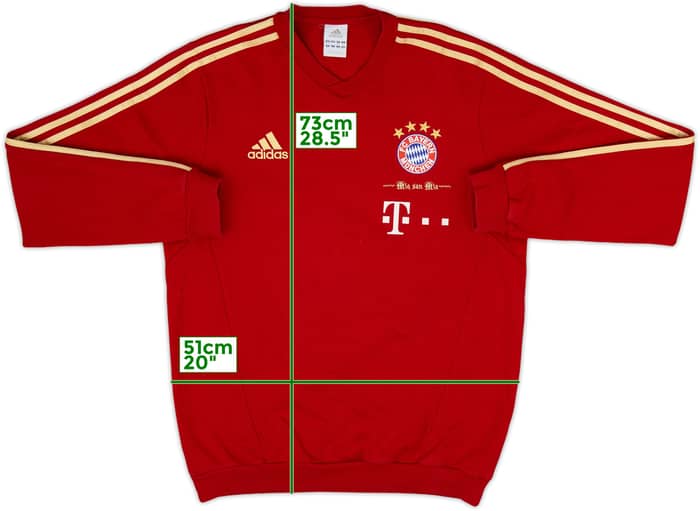 2011-12 Bayern Munich adidas Sweat Top - 8/10 - (L)