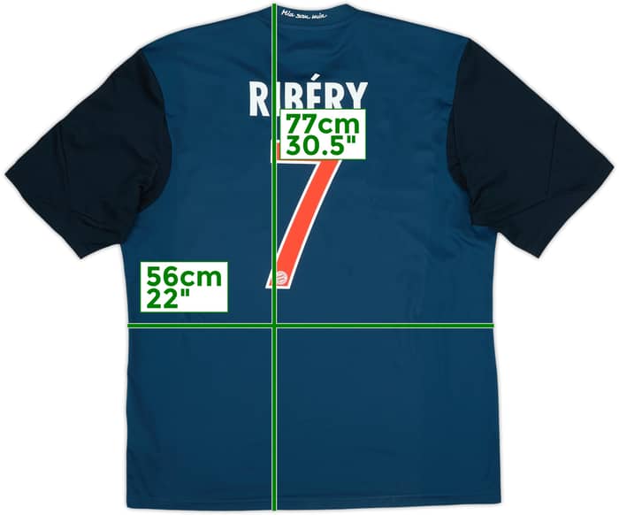 2013-14 Bayern Munich Third Shirt Ribery #7 - 9/10 - (XL)