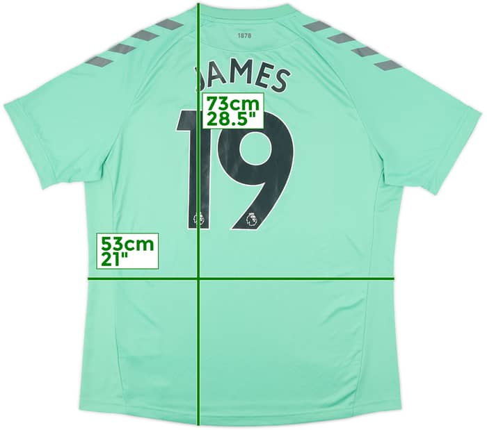 2020-21 Everton Third Shirt James #19 - 9/10 - (XXL)