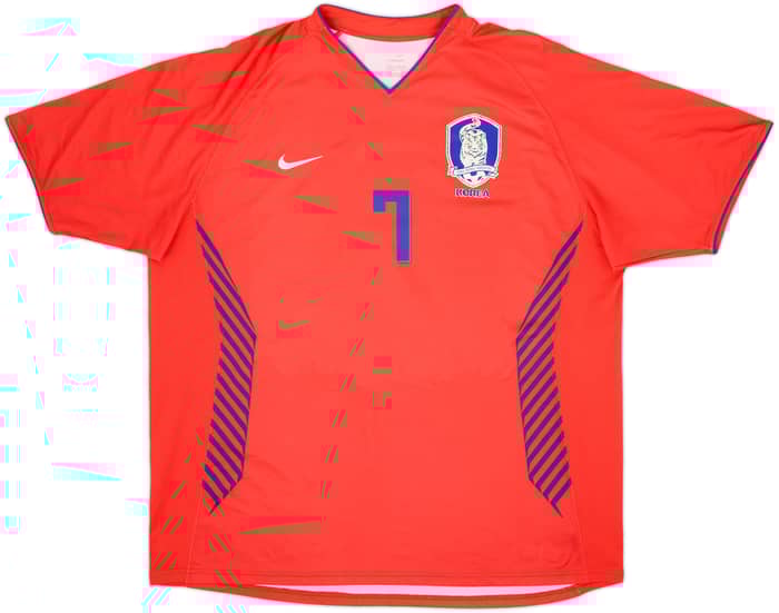 2006-08 South Korea Home Shirt Ji Sung #7 - 6/10 - (3XL)