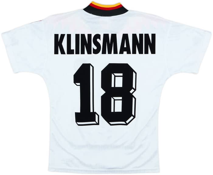 1994-96 Germany Home Shirt Klinsmann #18 - 6/10 - (XS)