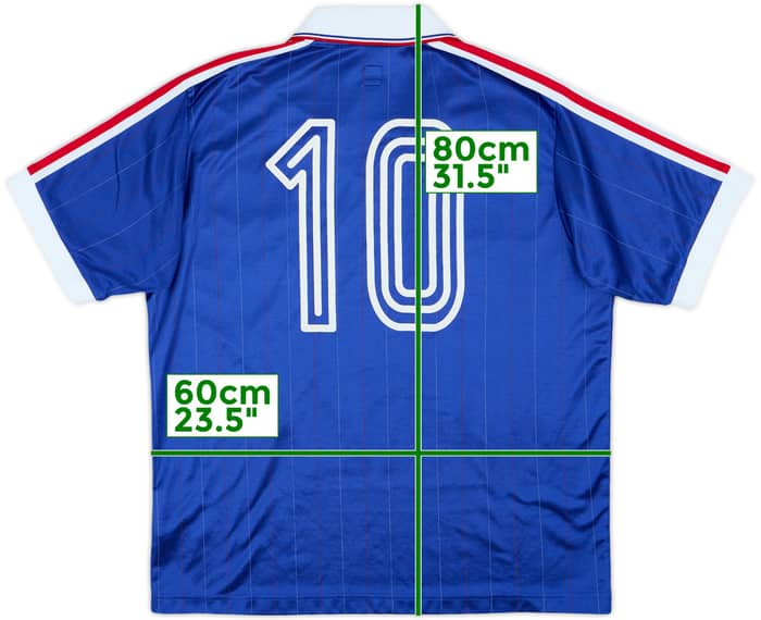 2002 '1982' France adidas Originals Retro Home Shirt #10 - 8/10 - (XL)