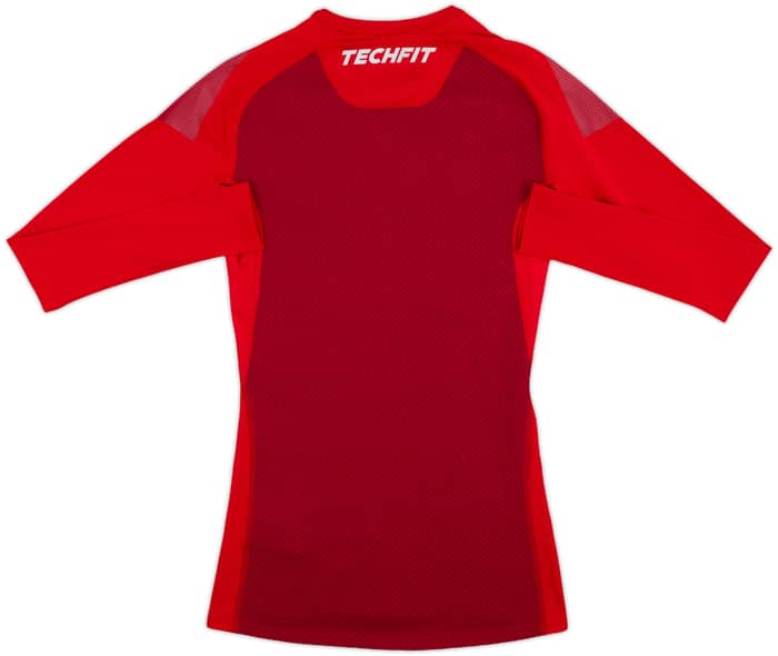 2015-16 Bayern Munich adidas Techfit Baselayer L/S Shirt - 10/10 - (S)