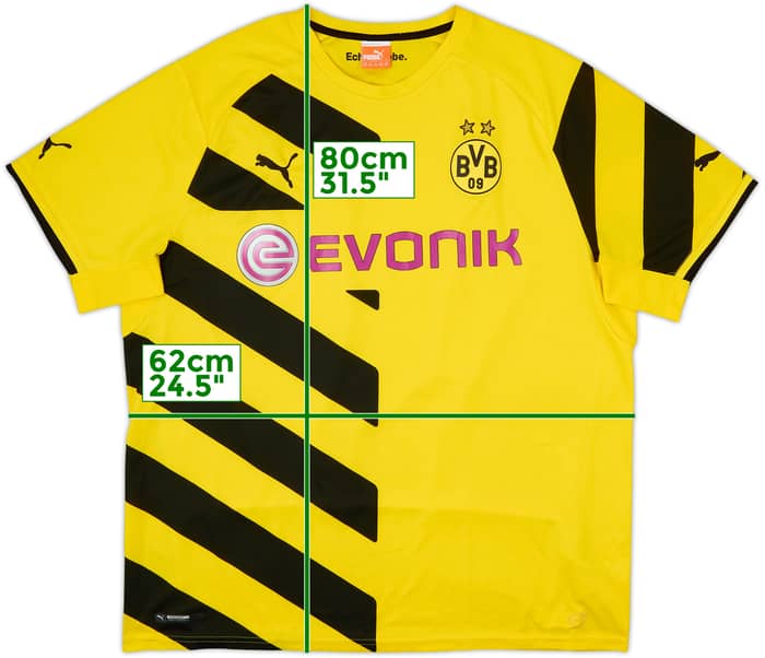 2014-15 Borussia Dortmund Home Shirt - 8/10 - (XXL)
