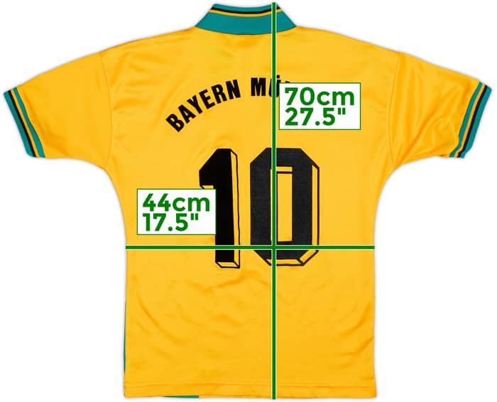 1993-96 Bayern Munich Away Shirt #10 - 7/10 - (XS)
