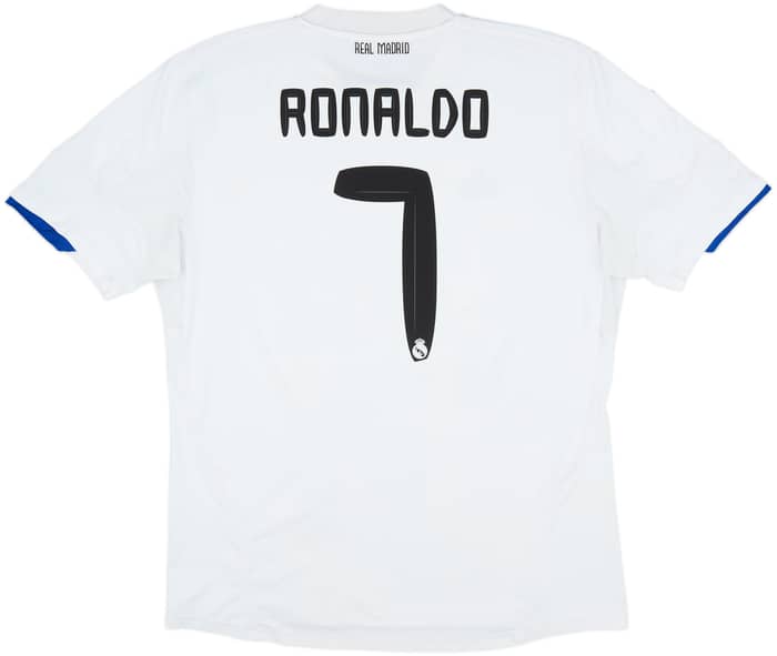 2010-11 Real Madrid Home Shirt Ronaldo #7 - 6/10 - (XL)