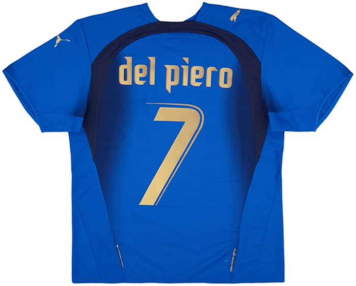 2006 Italy Home Shirt Del Piero #7 - 6/10 - (M)