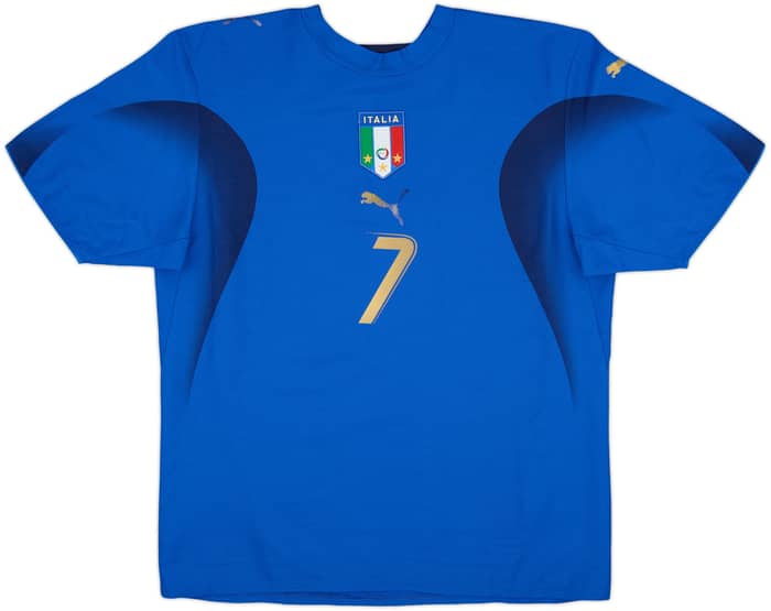 2006 Italy Home Shirt Del Piero #7 - 6/10 - (M)