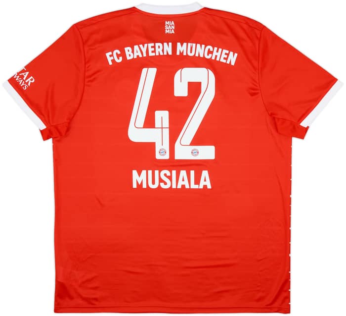 2022-23 Bayern Munich Home Shirt Musiala #42 - 9/10 - (XL)