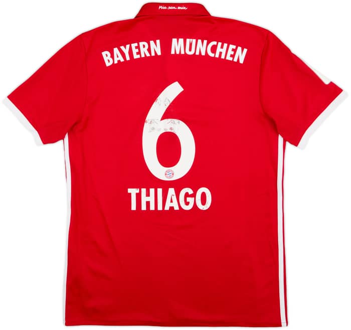 2016-17 Bayern Munich Home Shirt Thiago #6 - 6/10 - (M)
