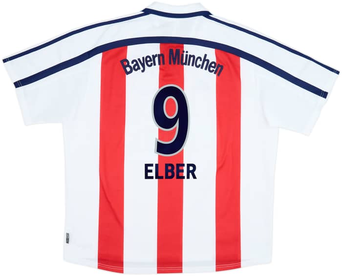 2000-01 Bayern Munich Away Shirt Elber #9 - 10/10 - (XXL)