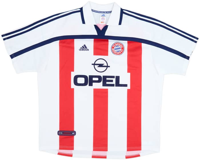 2000-01 Bayern Munich Away Shirt Elber #9 - 10/10 - (XXL)