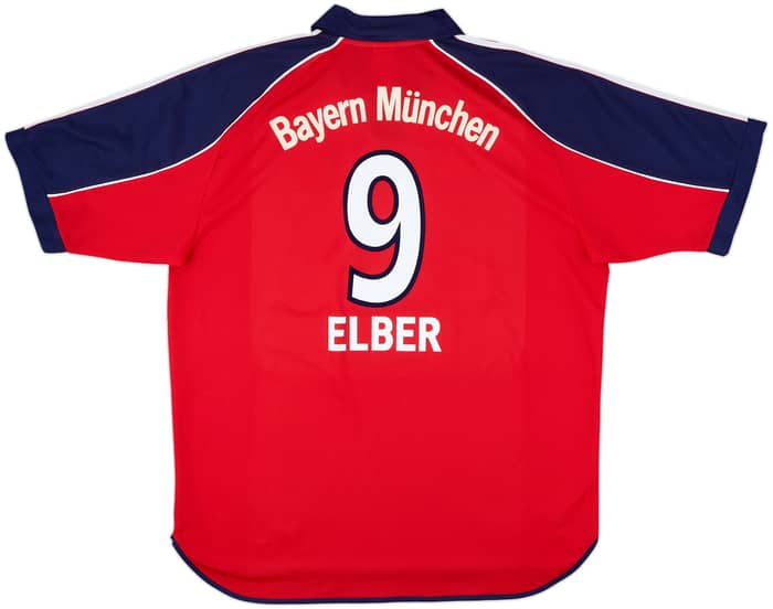 1999-01 Bayern Munich Home Shirt Elber #9 - 10/10 - (XL)