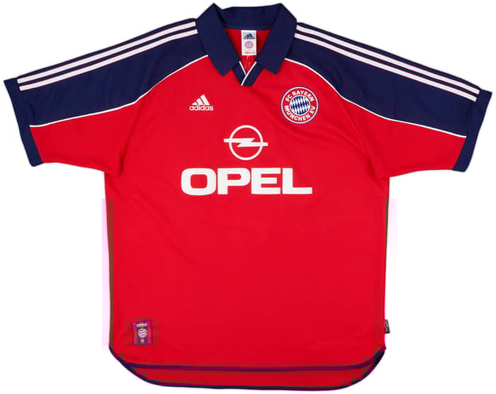 1999-01 Bayern Munich Home Shirt Elber #9 - 10/10 - (XL)