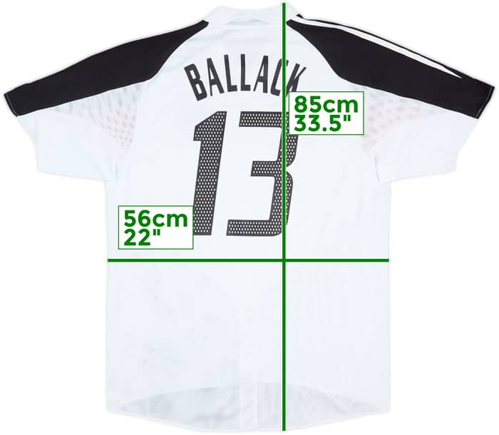 2004-05 Germany Home Shirt Ballack #13 - 5/10 - (XL)