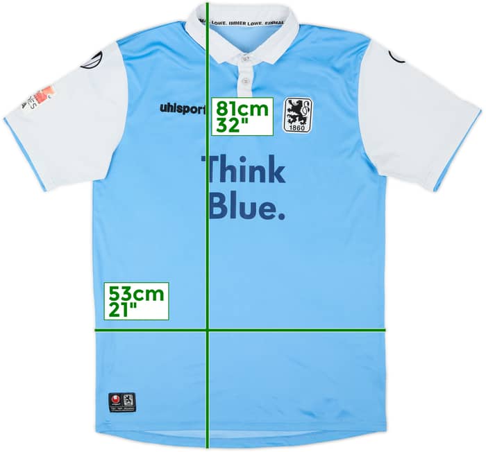2014-15 1860 Munich Home Shirt - 5/10 - (L)