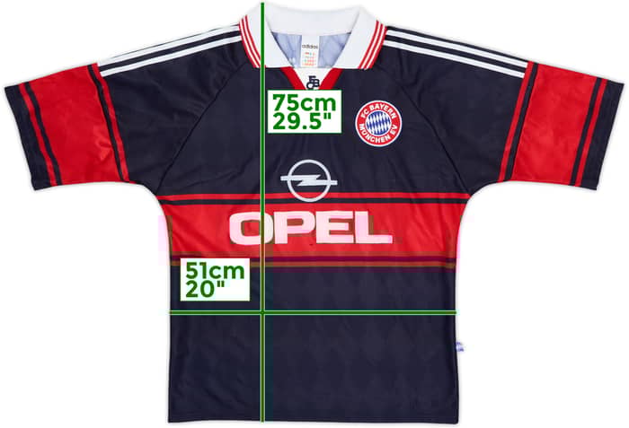 1997-99 Bayern Munich Home Shirt Zickler #21 - 6/10 - (M)