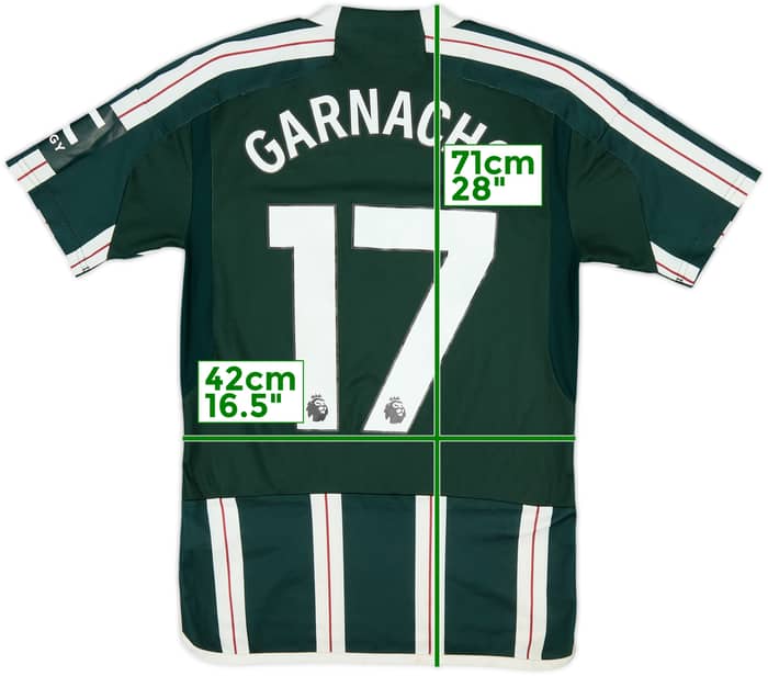 2023-24 Manchester United Away Shirt Garnacho #17 - 6/10 - (XS)