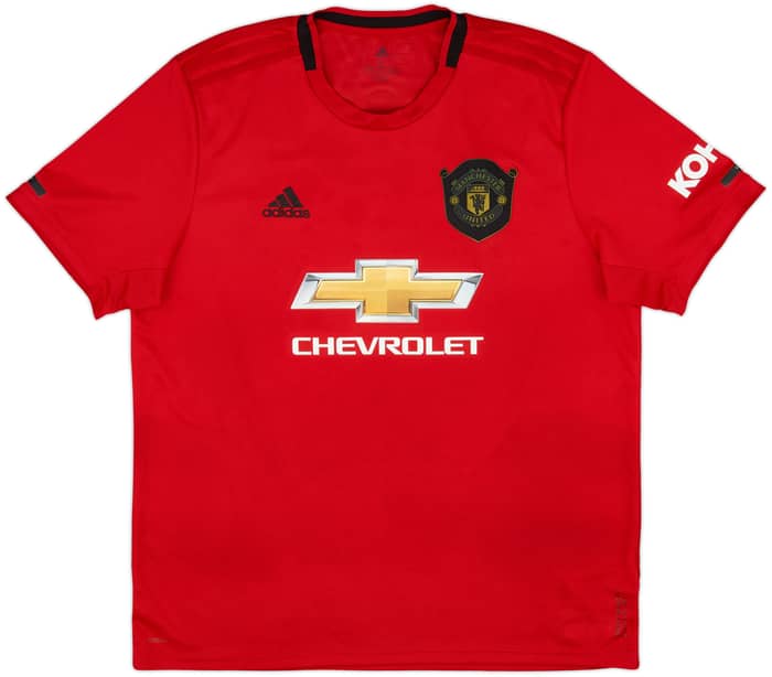 2019-20 Manchester United Home Shirt Pogba #6 - 8/10 - (XL)