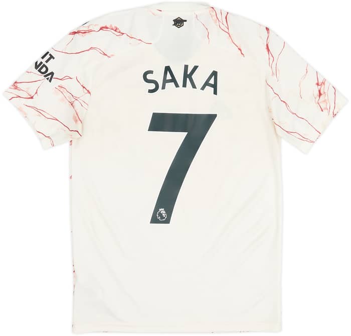 2020-21 Arsenal Away Shirt Saka #7 - 7/10 - (XS)